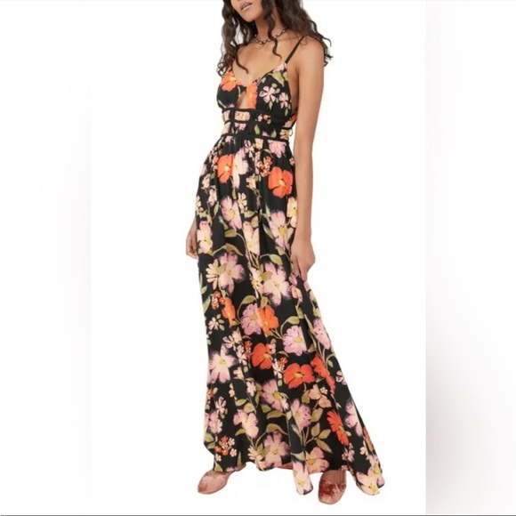 NWT Free People | Wisteria Floral Sleeveless Maxi Dress | small - Picture 8 of 9